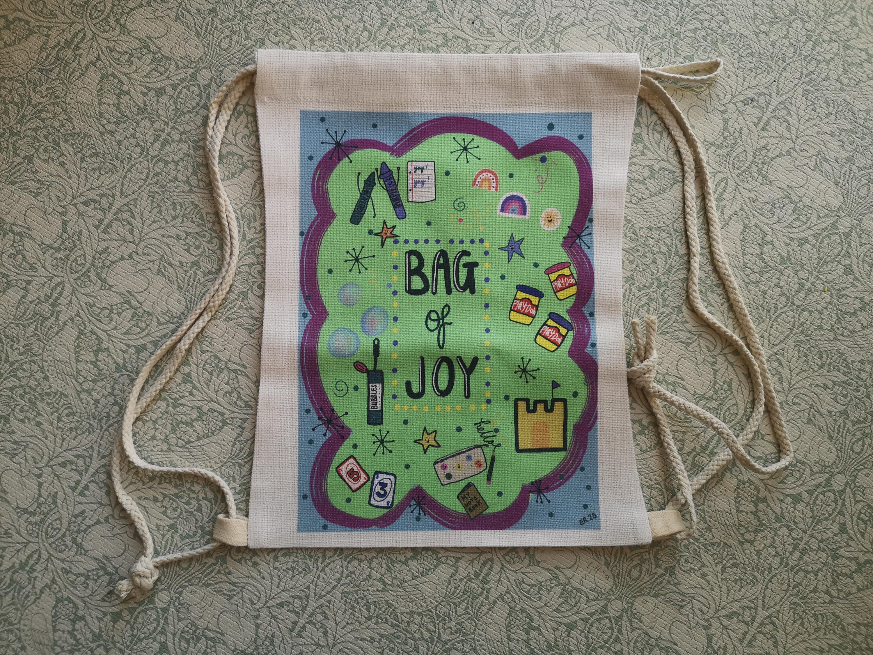 Bag of Joy drawstring bag