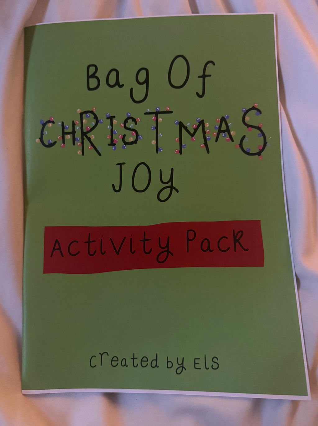 Christmas joy activity pack